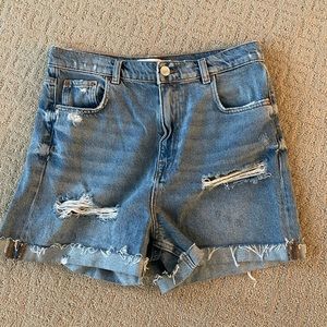 Zara 90s Bermuda Denim Short